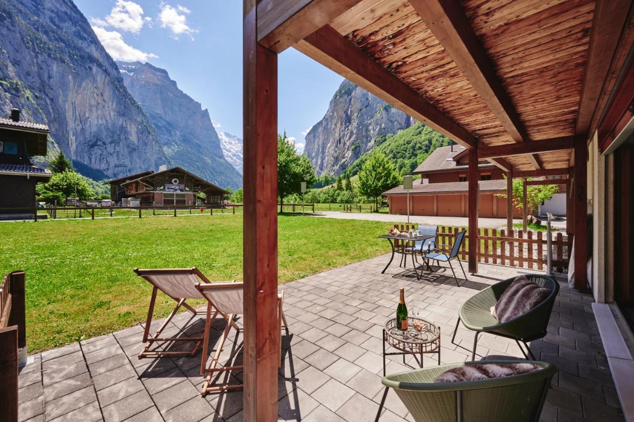 Apartment Truemmelbach, Comfortabl & Cozy, Private Terrace With Best Views Лаутербруннен Екстер'єр фото