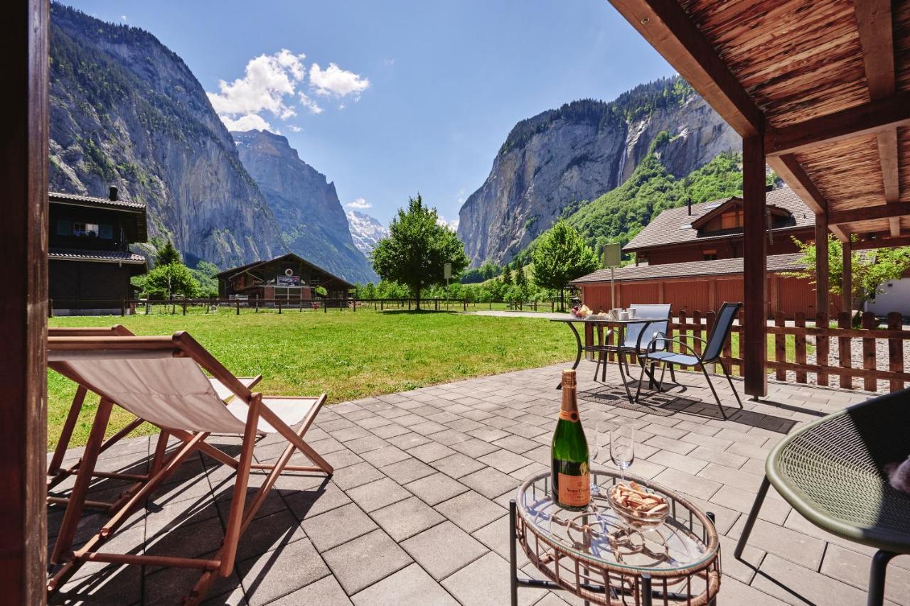 Apartment Truemmelbach, Comfortabl & Cozy, Private Terrace With Best Views Лаутербруннен Екстер'єр фото